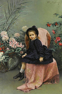 Wall Art - Painting - Portrait Of Mercedes De Heeren by Raimundo de Madrazo y Garreta