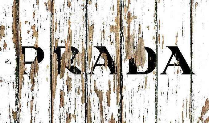 Prada outlet vintage logo