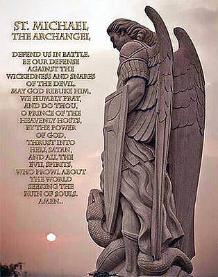 Wall Art - Photograph - Prayer Of St Michael by Samuel Epperly
