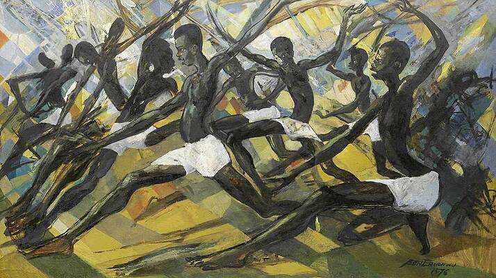 Wall Art - Digital Art - Princes of Mali - Ben Enwonwu by Samuel HUYNH