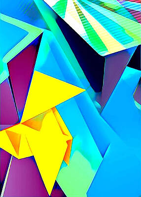 Prismatic geometric abstract by Silver Pixie Prismatic geometric abstract by Silver Pixie