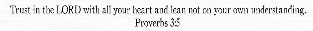 Wall Art - Painting - Proverbs 3 5 Scripture Stick Christian Wall Art by Mark Lawrence