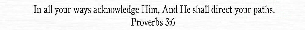 Wall Art - Painting - Proverbs 3 6 Scripture Stick Christian Wall Art by Mark Lawrence