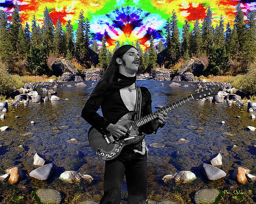 Psychedelic Spokane River Rock #2 by Ben Upham Psychedelic Spokane River Rock #2 by Ben Upham