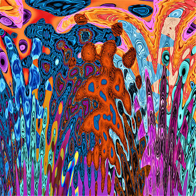 Psychedelic - Volcano Eruption by RONALD MILLS Psychedelic - Volcano Eruption by RONALD MILLS