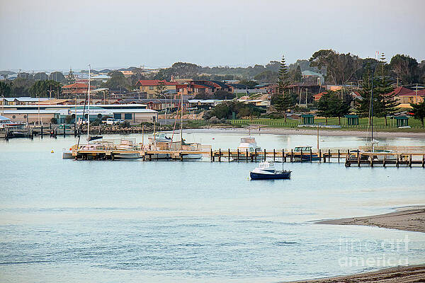 Pt. Denison Boat Harbour, Western Australia - Photo Painting by Elaine Teague Pt. Denison Boat Harbour, Western Australia - Photo Painting by Elaine Teague