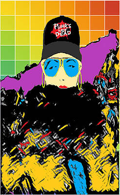 Punk Lady with cap by Punks Not Dead Punk Lady with cap by Punks Not Dead