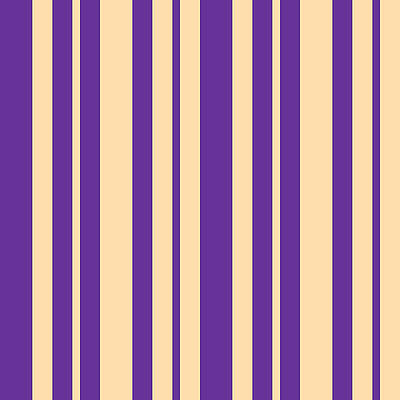 [ Thumbnail: Purple and Tan Colored Lines/Stripes Pattern Acrylic Print ]