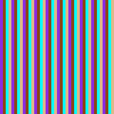 [ Thumbnail: Purple, Brown, Cyan, and Beige Colored Pattern of Stripes Acrylic Print ]
