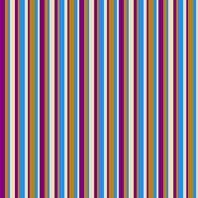 [ Thumbnail: Purple, Dark Goldenrod, Blue, and Tan Colored Lines Pattern Acrylic Print ]