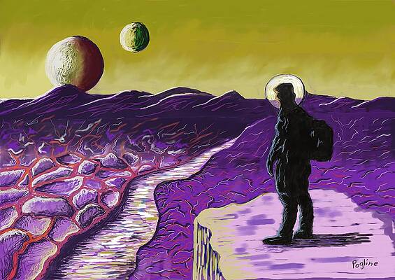 Purple World by John Pogline