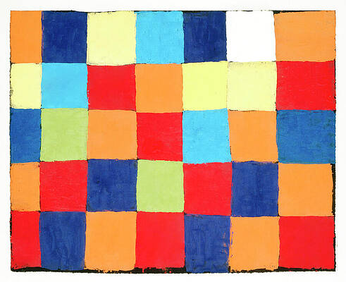 Wall Art - Painting - Qu 1 Color Chart by Bob Pardue