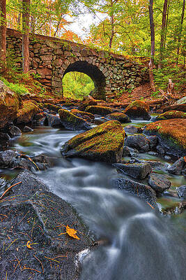 Wall Art - Photograph - Quabbin Reservoir Keystone Bridge and Swift River Middle Branch by Juergen Roth