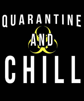 Wall Art - Digital Art - Quarantine and Chill by Flippin Sweet Gear