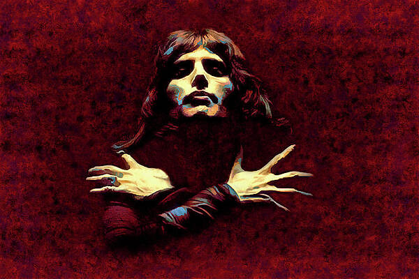 Queen Freddie Mercury Tribute Art Killer Queen by James West by The Rocker Queen Freddie Mercury Tribute Art Killer Queen by James West by The Rocker
