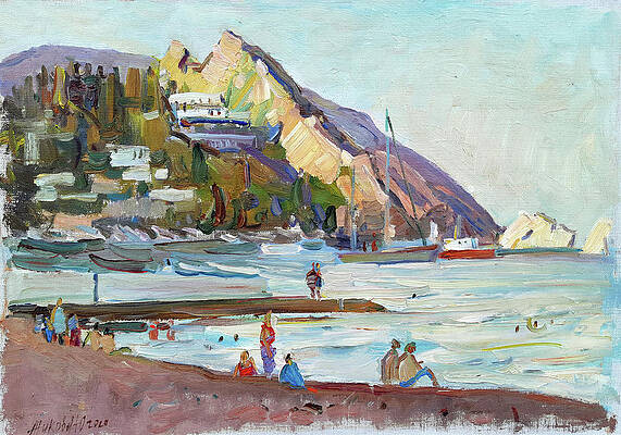 Quiet evening on the beach by JULIYA ZHUKOVA Quiet evening on the beach by JULIYA ZHUKOVA