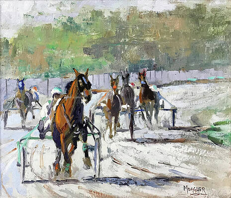 Harness Racing Paintings Fine Art America