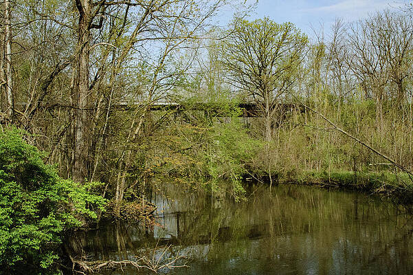Wall Art - Photograph - Rail Bridge, Adrian, Michigan by Thierry Lach