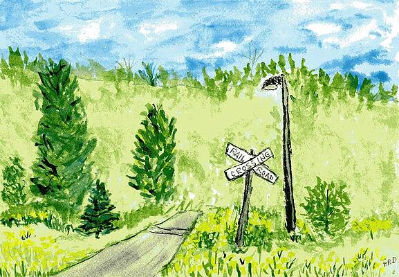 Railroad Crossing by Branwen Drew Railroad Crossing by Branwen Drew