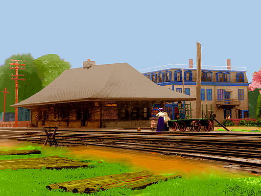 Railroad Depot by Cliff Wilson Railroad Depot by Cliff Wilson