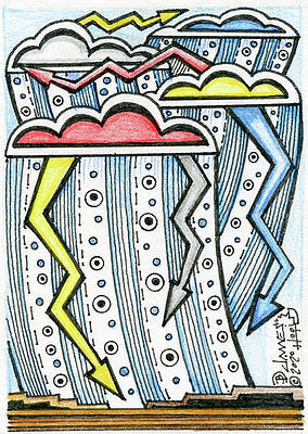 Rain Blessings 1 - ACEO by Dalton James Rain Blessings 1 - ACEO by Dalton James