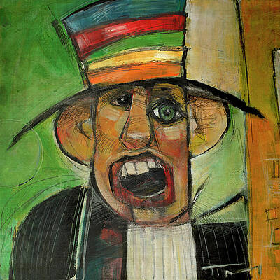 rainbow top hat barker by Tim Nyberg rainbow top hat barker by Tim Nyberg