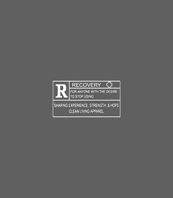  Digital Art - Rated R For Recovery Narcotics Anonymous s s NA AA by Mohamv Bao
