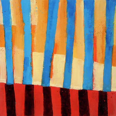 Wall Art - Painting - Reading Between the Lines #4 by Jane Davies