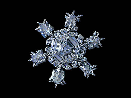 Real snowflake 2021-01-12_3500-8 by Alexey Kljatov
