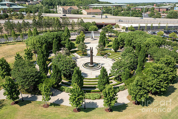 Wall Art - Photograph - Reconciliation Park in Tulsa by Jim West