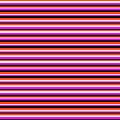 [ Thumbnail: Red, Beige, Fuchsia, and Black Colored Striped/Lined Pattern Acrylic Print ]