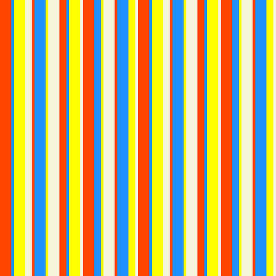 [ Thumbnail: Red, Blue, Yellow, and Beige Colored Lines Pattern Duvet Cover ]