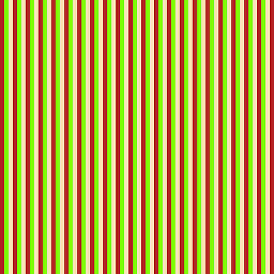 [ Thumbnail: Red, Chartreuse, and Beige Colored Striped Pattern Acrylic Print ]