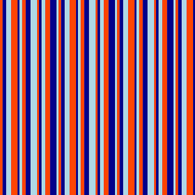 [ Thumbnail: Red, Dark Blue, and Light Blue Colored Lines/Stripes Pattern Tote Bag ]
