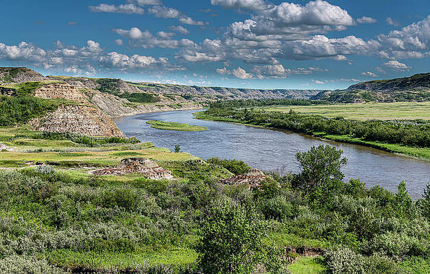Red Deer River in the Alberta Badlands by Philip Rispin Red Deer River in the Alberta Badlands by Philip Rispin