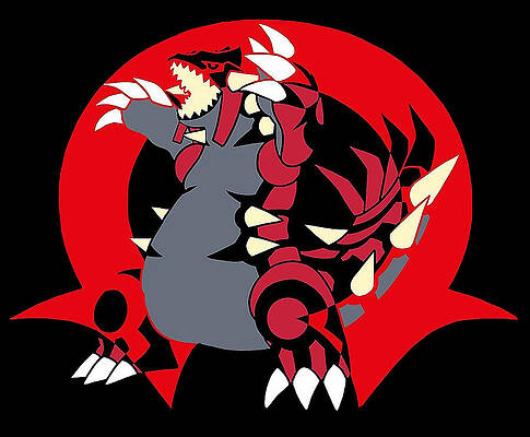Red Groudon by Susan A Hammer