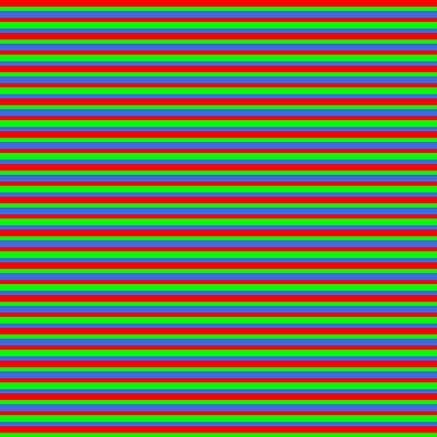 [ Thumbnail: Red, Lime, and Royal Blue Colored Lined/Striped Pattern Tapestry ]