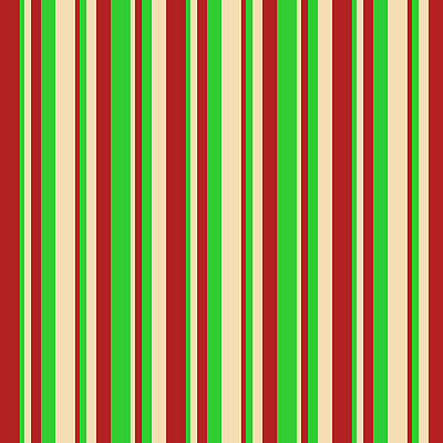 [ Thumbnail: Red, Lime Green, and Tan Colored Lined/Striped Pattern Duvet Cover ]