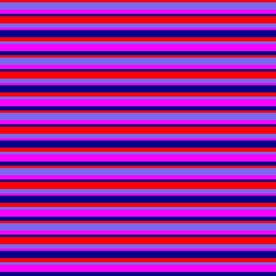 [ Thumbnail: Red, Medium Slate Blue, Fuchsia, and Dark Blue Colored Striped/Lined Pattern Duvet Cover ]