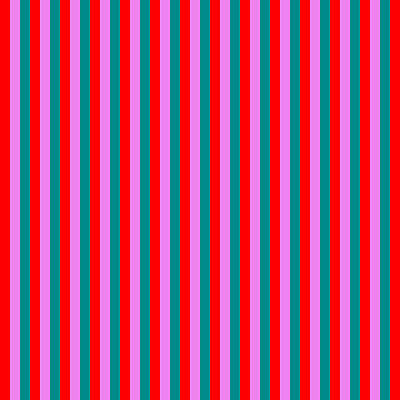 [ Thumbnail: Red, Violet, and Dark Cyan Colored Lines Pattern Fleece Blanket ]