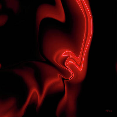 Wall Art - Digital Art - Red Wrap by Bamalam Art