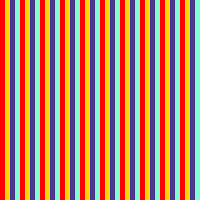 [ Thumbnail: Red, Yellow, Dark Slate Blue, and Aquamarine Colored Stripes/Lines Pattern Duvet Cover ]