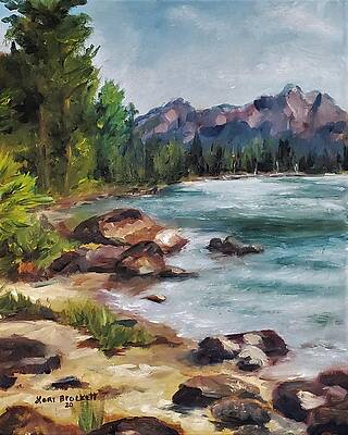 Redfish Lake Shore by Lori Brackett Redfish Lake Shore by Lori Brackett