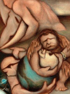 Wall Art - Painting - Rediscovering The World Art Print  by Tommervik