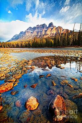 Wall Art - Photograph - Reflections of a Castle by Thomas Nay