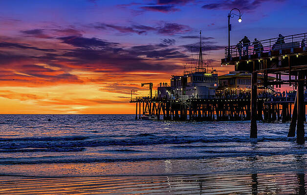Wall Art - Photograph - Reflections Of The Pier by Gene Parks