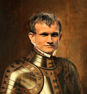 Renaissance Vitalik Buterin Canvas Print by Joshua Kennedy