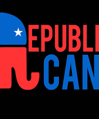 Wall Art - Digital Art - Republican Republi Can Do Anything by Flippin Sweet Gear