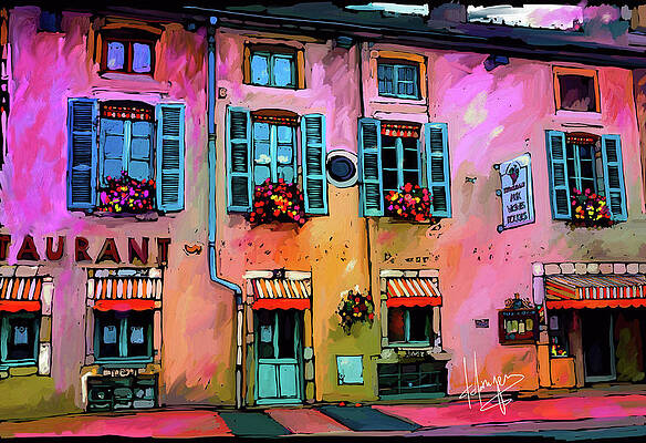 Restaurant, Beaune, France by DC Langer Restaurant, Beaune, France by DC Langer