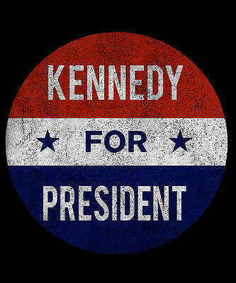 Wall Art - Digital Art - Retro Kennedy For President JFK 1960 by Flippin Sweet Gear